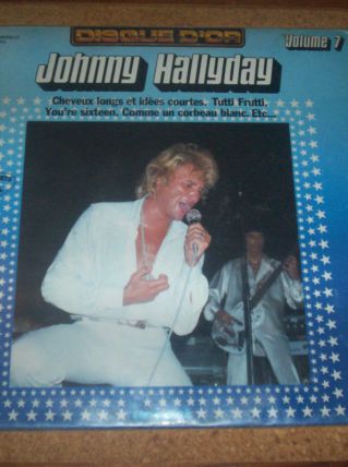 DISQUE 33 TOURS JOHNNY HALLYDAY 12 titres 