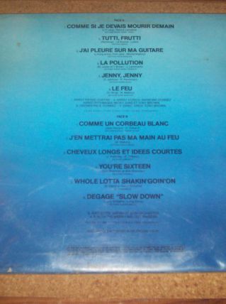 DISQUE 33 TOURS JOHNNY HALLYDAY 12 titres 