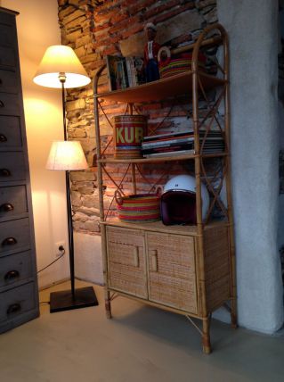 Étagère en rotin Vannerie Des 3 Moulins 