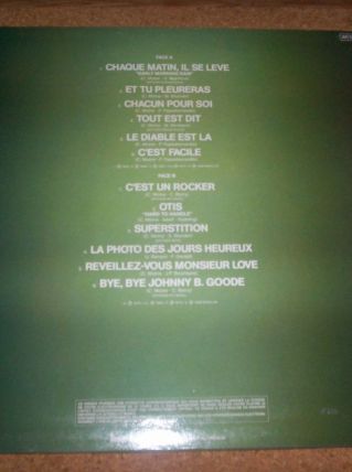 DISQUE 33 TOURS impact EDDY MITCHELL 