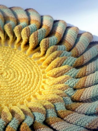 Napperon vintage au crochet Années 70