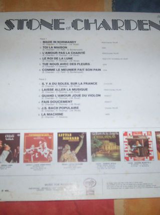 disque 33 tours 12 titres stone et charden 