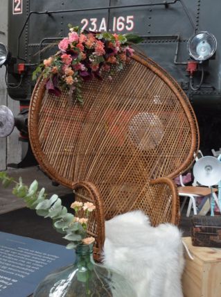 Grand Fauteuil Emmanuelle vintage années 70