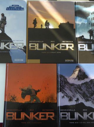Lot de 05 BD ‘’Bunker’’ de BETBEDER &amp; BEC (TBE)
