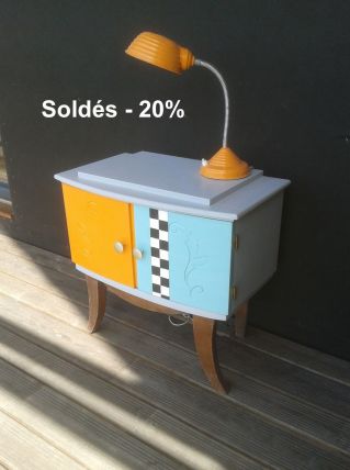 Chevet &amp; lampe GASTON