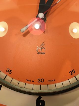 Horloge vintage orange