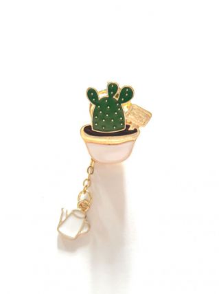Pin's broche cactus breloque arrosoir