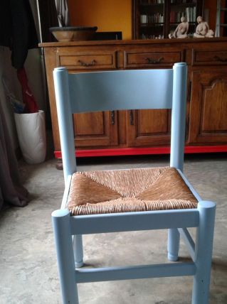 10 chaises bois style 'ferme" à saisr