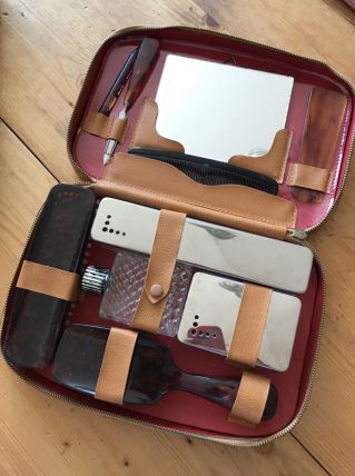Vanity trousse de toilette ancienne