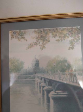 pastel du pont des arts