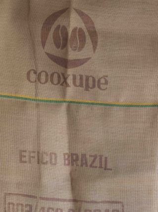 sac en toile au motif sympa café brésil