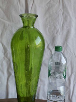Très grande amphore de verre 45 cm / 4 litres