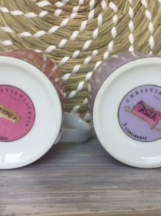 2 Mugs Christian lacroix