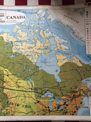 Carte scolaire Canada
