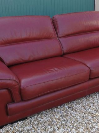 canapé cuir trois places