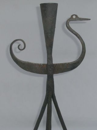 Cygne bougeoir années 70