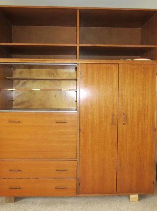 Meuble-secretaire des années 60