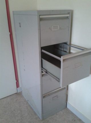 Casiers métalliques industriel 4 tiroirs