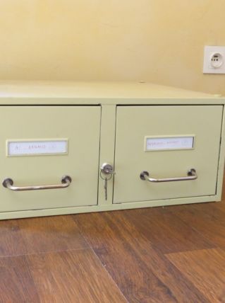 Casiers métalliques industriel 2 tiroirs