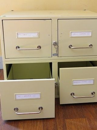 Casiers métalliques industriel 2 tiroirs