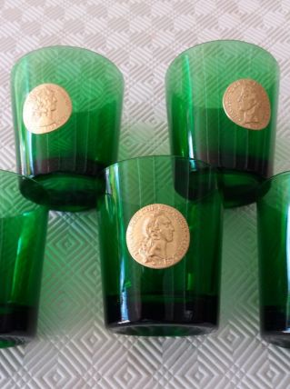 lot de 5 verres publicitaires Byrrh