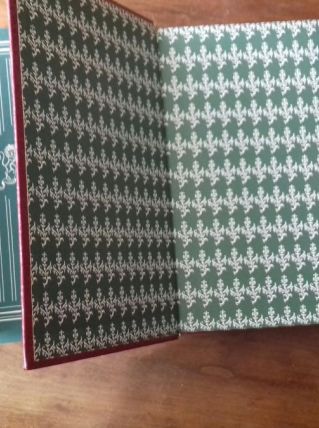 3 livres reliés simili cuir