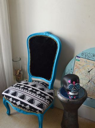 Fauteuil Louis Philippe Aztèque