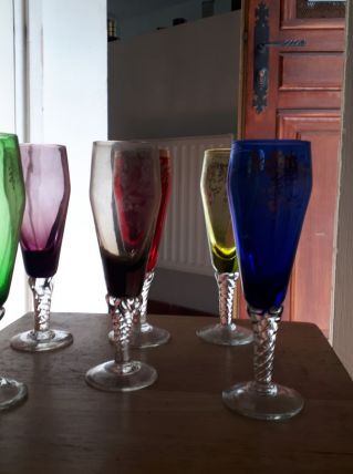 lot de 6 coupes à champagne