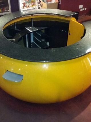 banque bar comptoir vintage loft piscine mobilier extérieur 