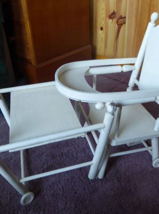 Chaise haute poupée