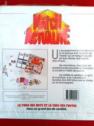 Jeu de société "Le match de l'actualité" par Paris Match