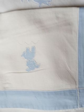 Parure drap et taie bébé 60's