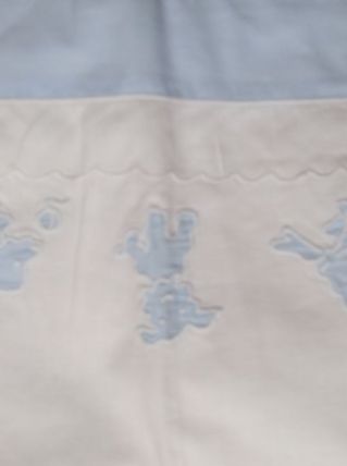 Parure drap et taie bébé 60's