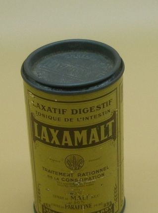 Boîte en fer 1950, "Laxamalt"