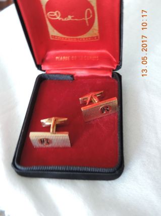 Paire de boutons de manchette 