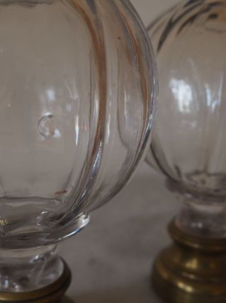 Boule d’escalier de collection en Baccarat