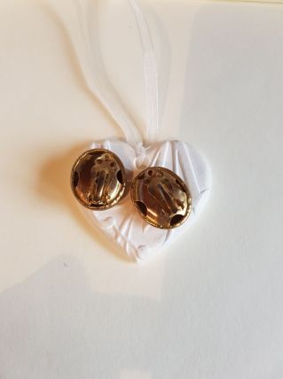 Clips roses et dorées