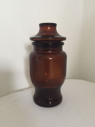 Flacon Apothicaire ambré.