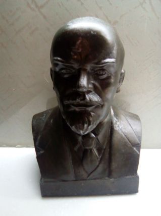 buste lenine metal epoque soviet