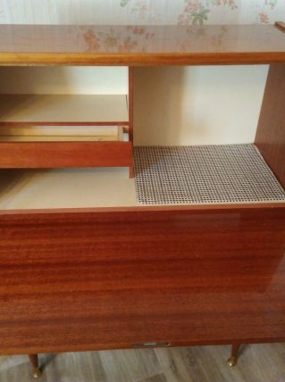 secretaire avec 3 tiroirs  vintage  1970