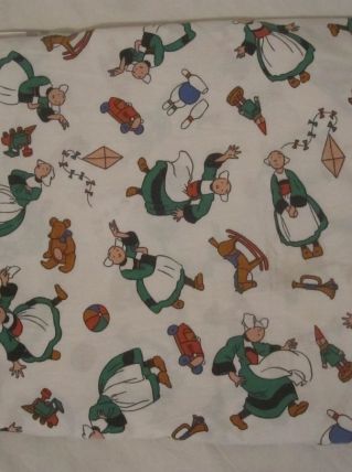 draps motif bécassine 1995 