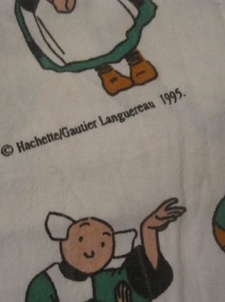 draps motif bécassine 1995 