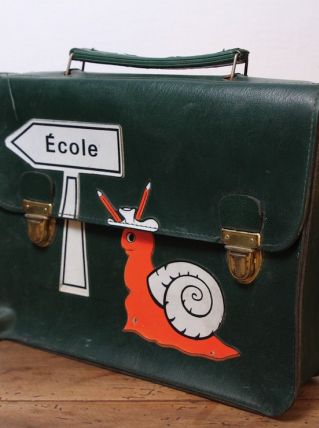 Cartable enfant vintage