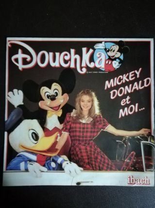 Vinyle 45 tours Douchka Mickey Donald et moi 1984