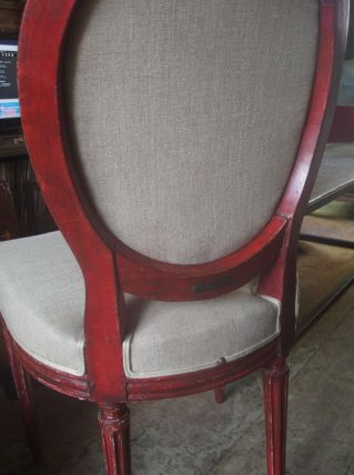 paire de Chaises style Louis XVI