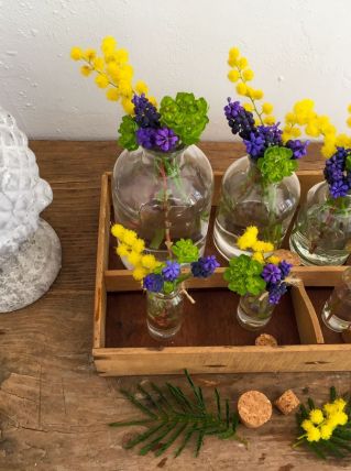 Plateau vintage à compartiments