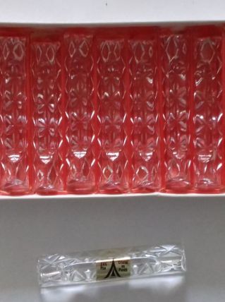 reposes couverts en cristal de plomb