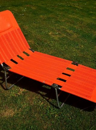 Chaise longue Kurz vintage année 1960