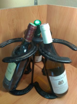 Porte bouteille Fer à cheval