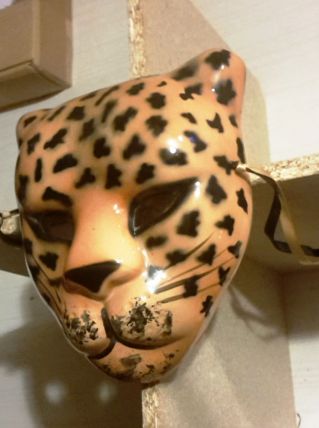 Masque décoratif chat